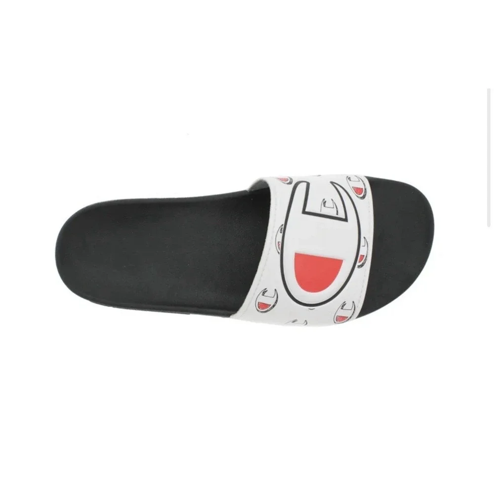 Size 1 US- Champion IPO slides Repeat, Black/White/Red